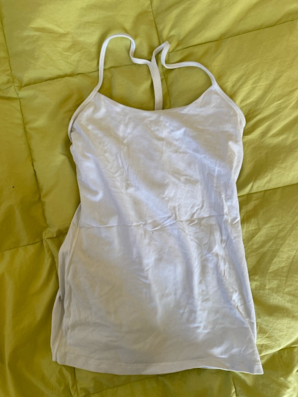 White Racerback Tank Top Lululemon